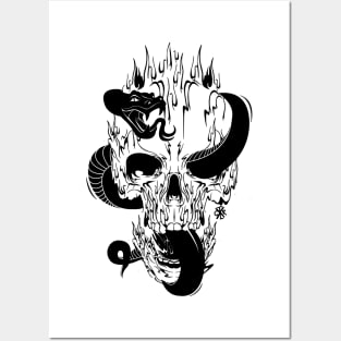 Skull!! Posters and Art